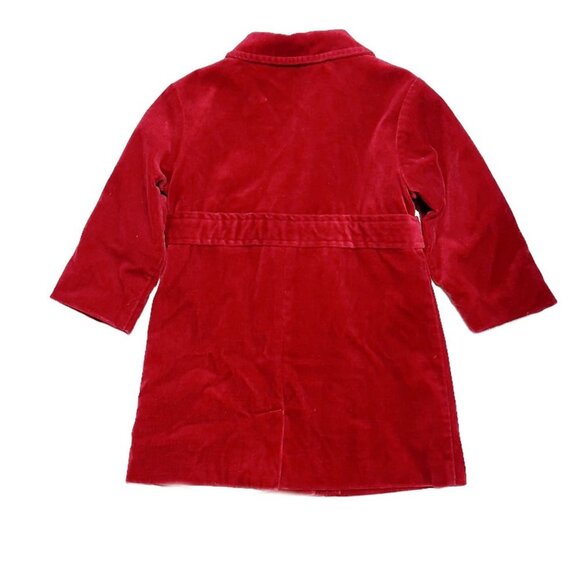 Vintage Baby Gap Red Velvet Peacoat - Picture 4 of 4